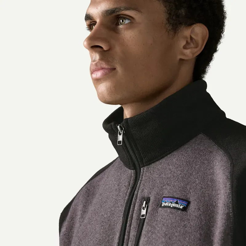 Patagonia Men's Better Sweater 1/4 Zip in May Grey-5