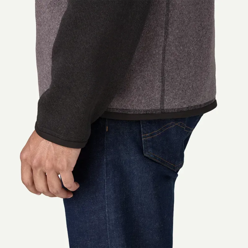 Patagonia Men's Better Sweater 1/4 Zip in May Grey-6