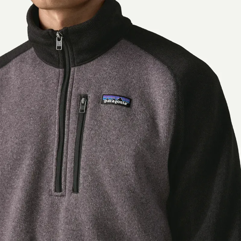 Patagonia Men's Better Sweater 1/4 Zip in May Grey-4