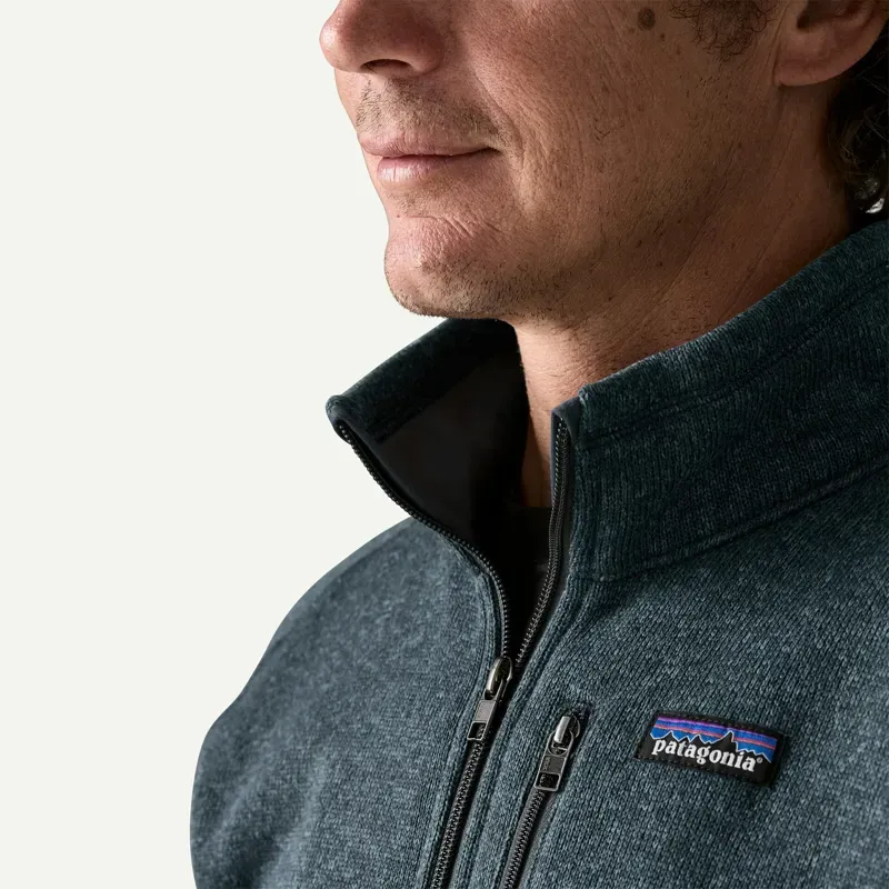 Patagonia Men's Better Sweater 1/4 Zip in Summit Blue-4