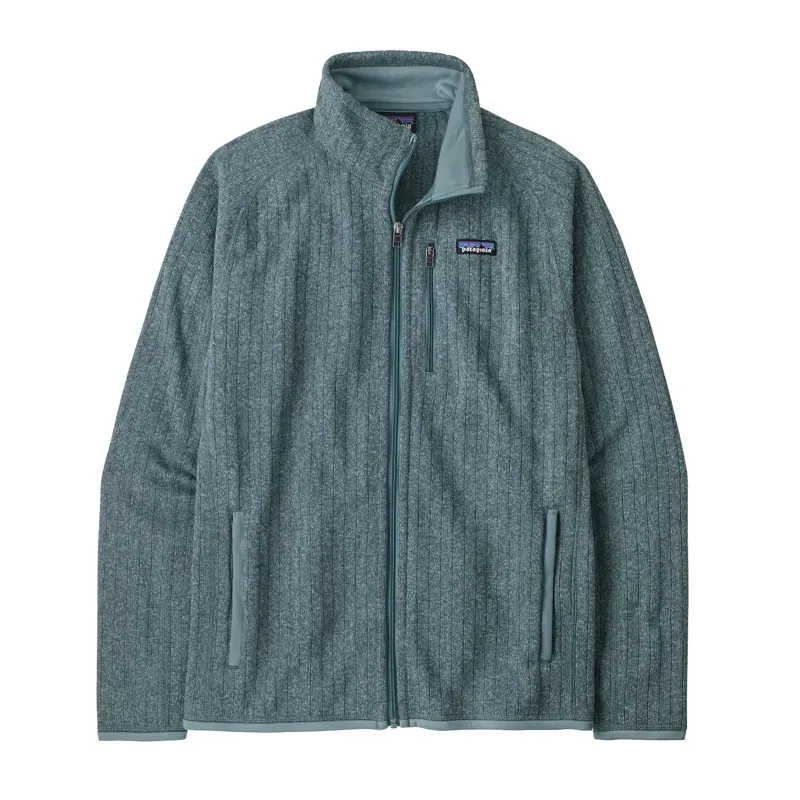 Patagonia Men's Better Sweater Jacket in Blue Sage Rib Knit