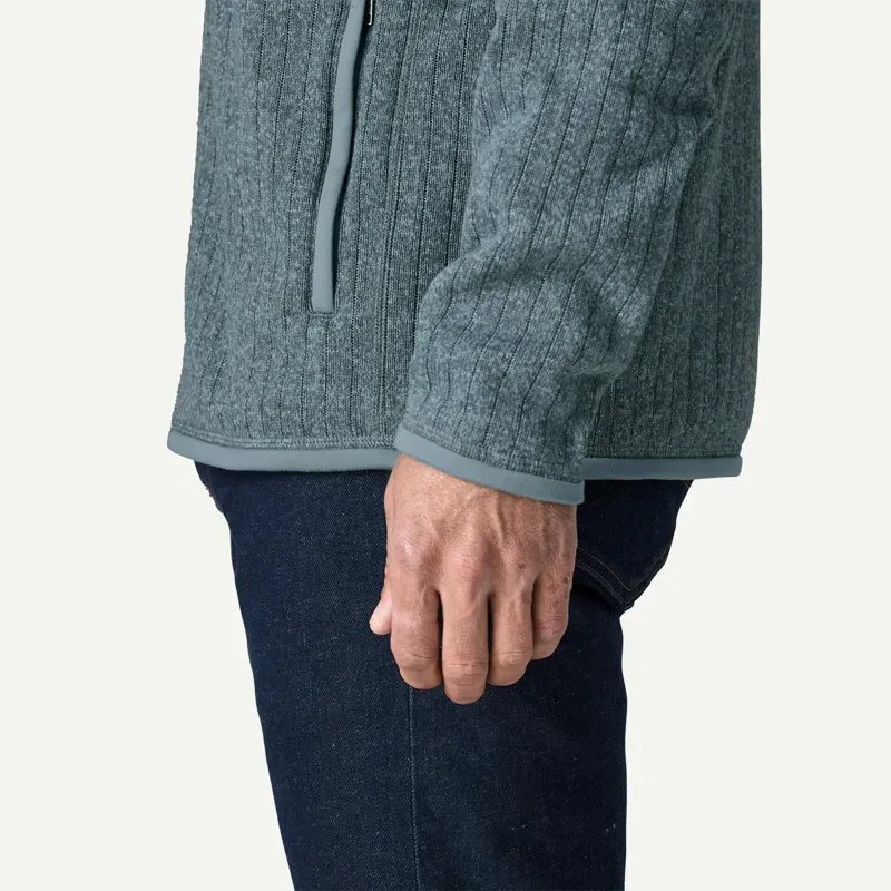 Patagonia Men's Better Sweater Jacket in Blue Sage Rib Knit-6