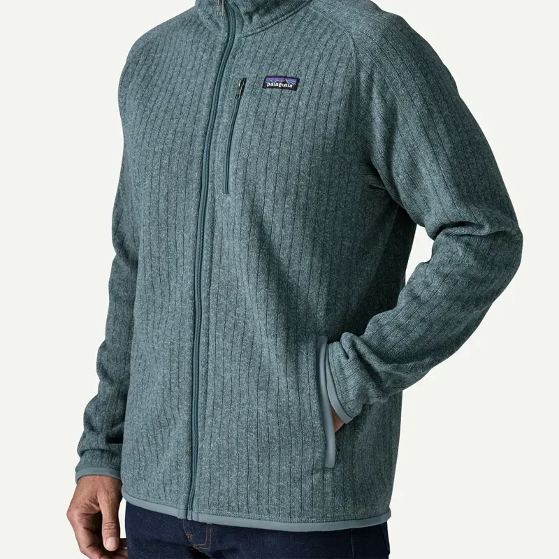 Patagonia Men's Better Sweater Jacket in Blue Sage Rib Knit-3