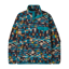 Patagonia Men's LW Synch Snap-T Pullover in Fitz Roy Patchwork: Belay Blue
