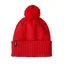 Patagonia Powder Town Recycled Polyester Beanie in Sizzle Red