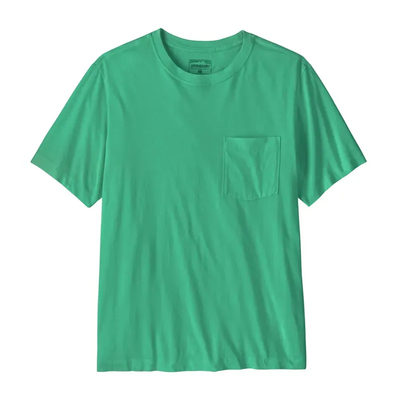 Patagonia Daily Pocket Tee Men's in Aqua Stone