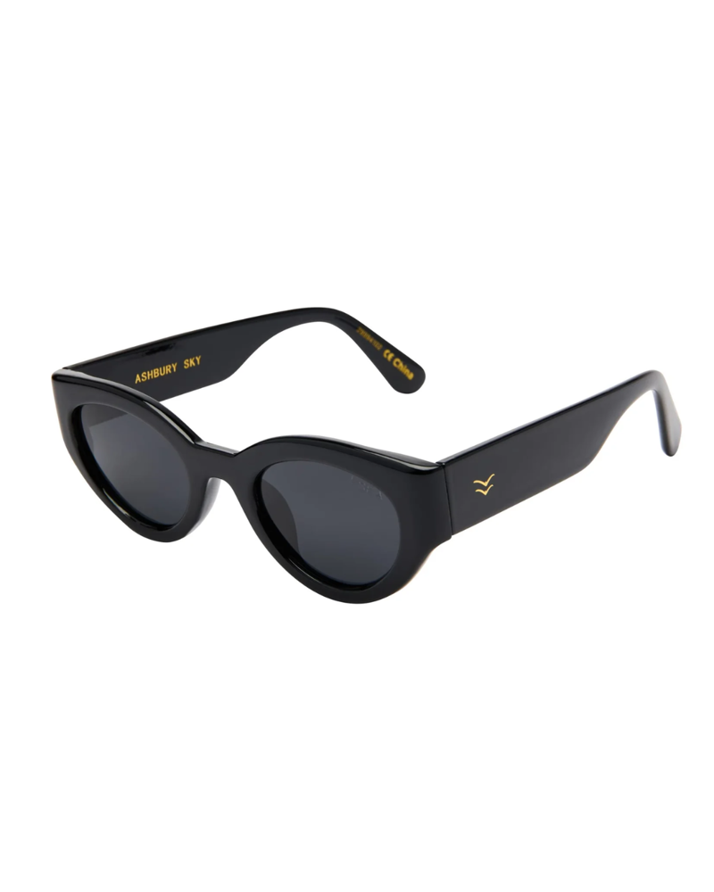 I-Sea Womens Ashbury Sky in Black with Smoke Polarised Lens-1