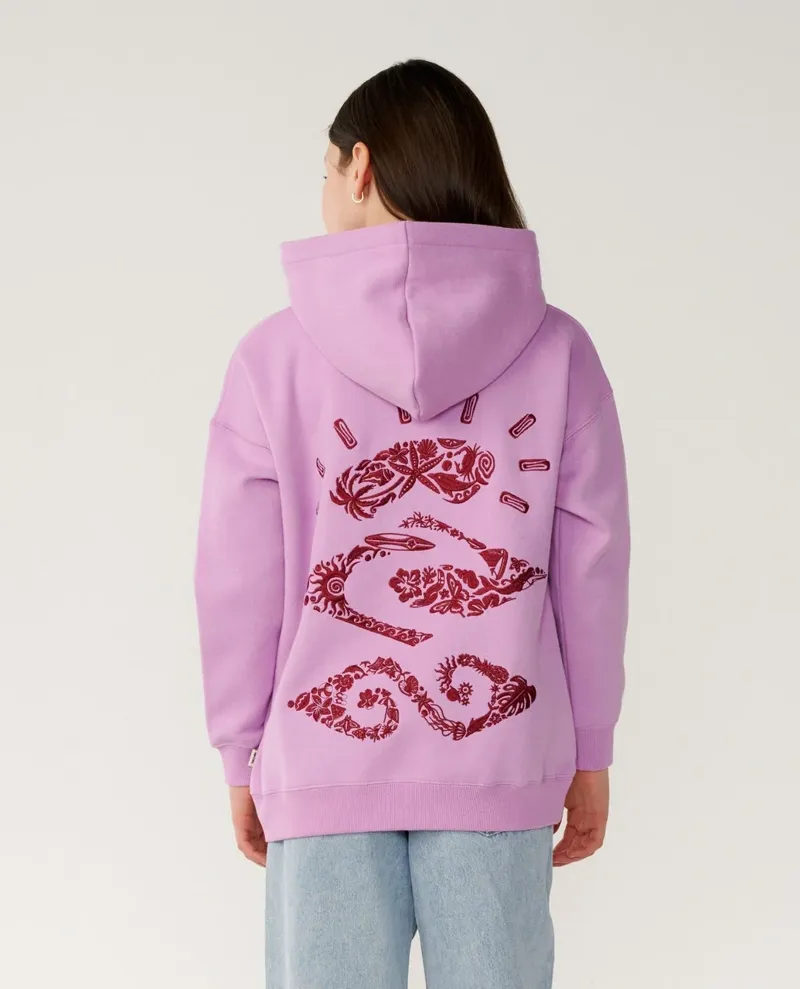 Rip Curl Kids Sunkissed Search Hood in Lilac-3