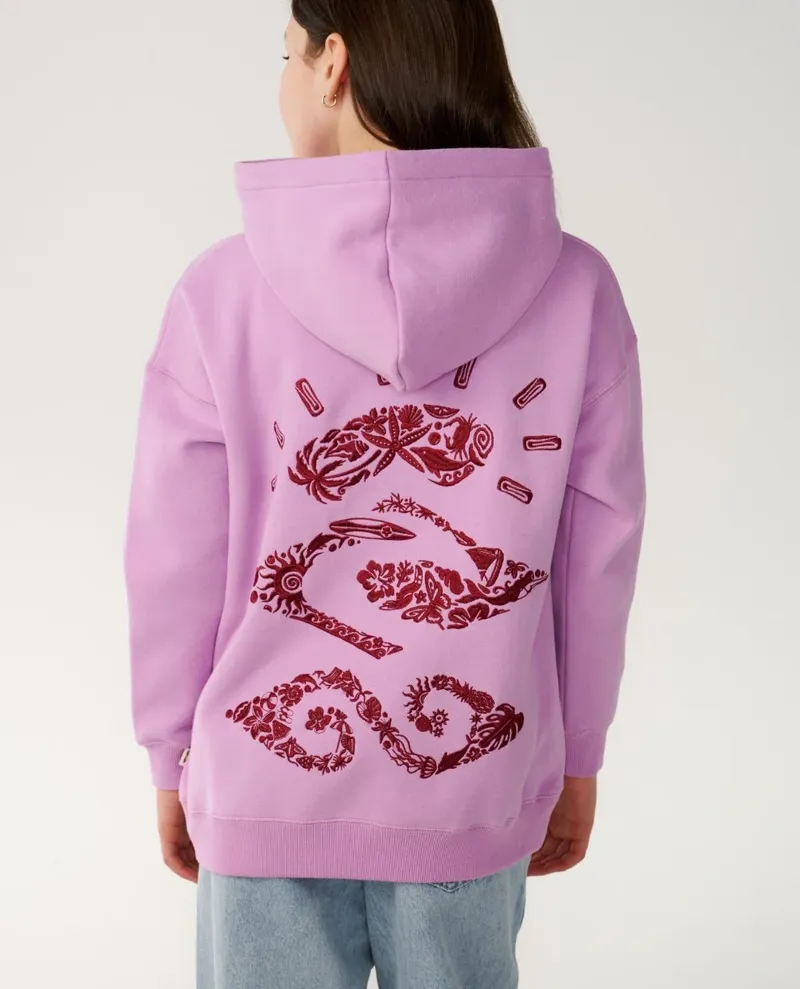 Rip Curl Kids Sunkissed Search Hood in Lilac-4