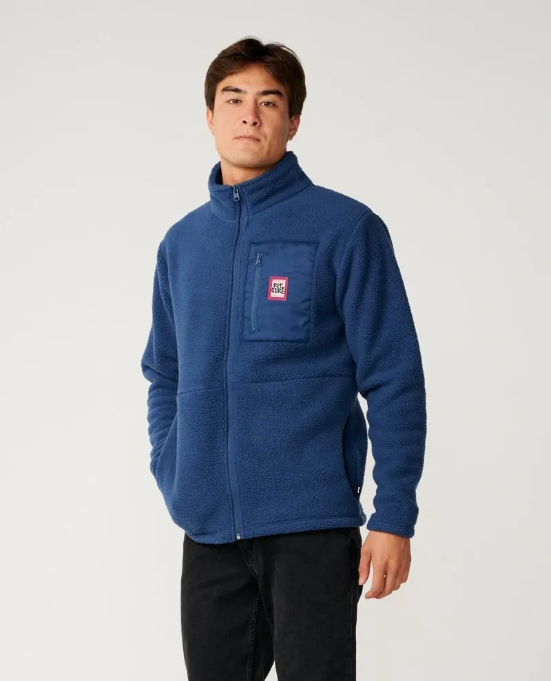 Rip Curl Mens Streamline Big Bear Polar Fleece in Navy-1