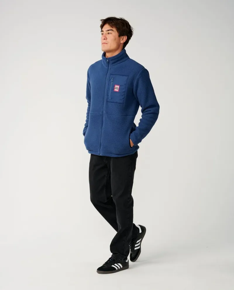 Rip Curl Mens Streamline Big Bear Polar Fleece in Navy-2