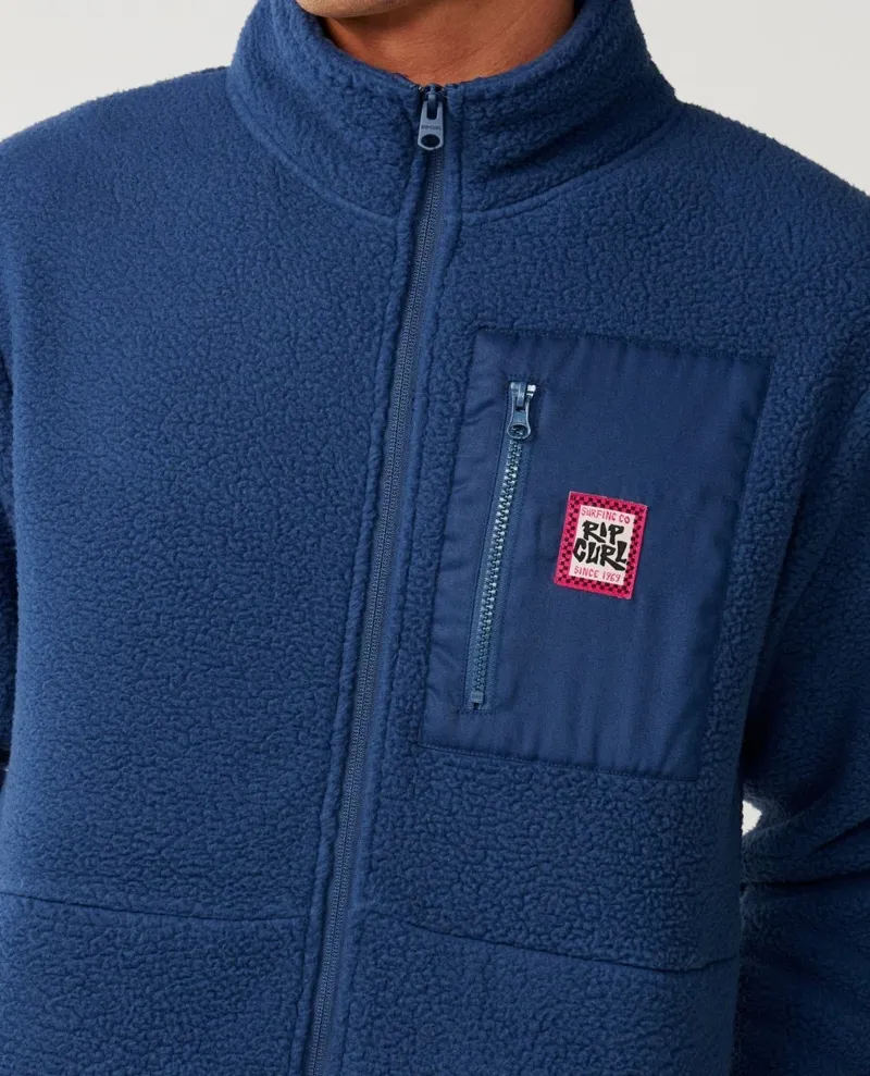 Rip Curl Mens Streamline Big Bear Polar Fleece in Navy-4