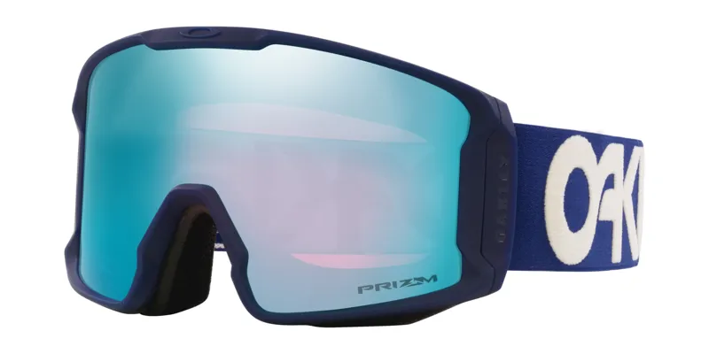 Oakley Line Miner Large in Matte B1B Navy with Prizm Sapphire Iridium Lens