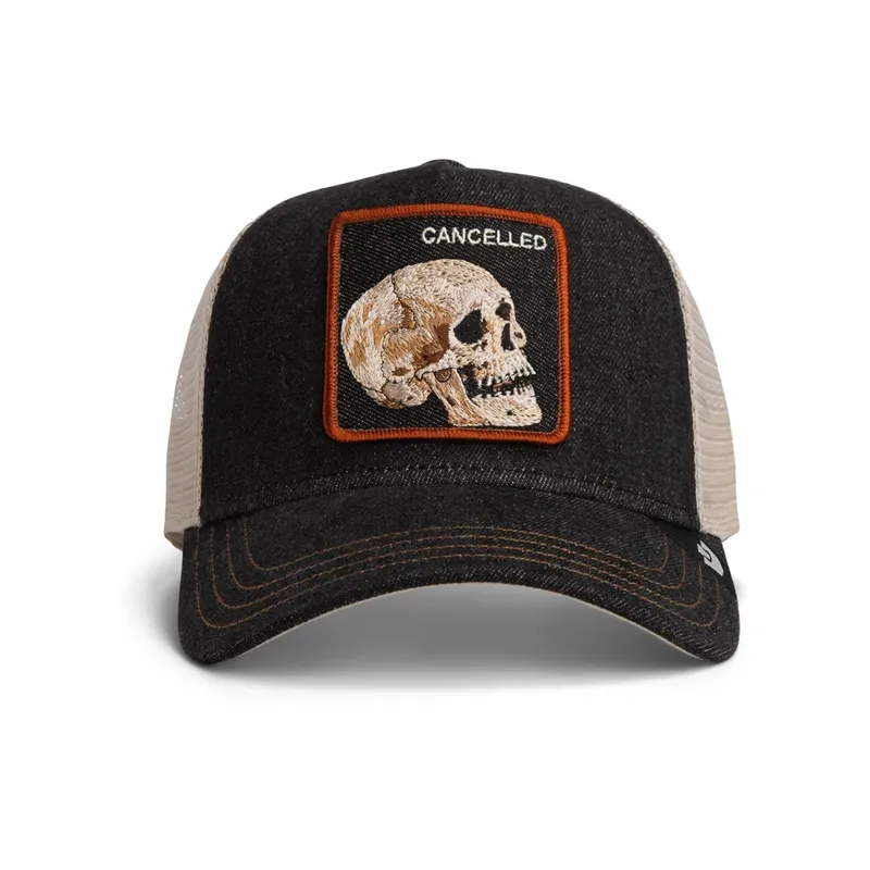 Goorin Bros Denim Skull in Dark Denim-1