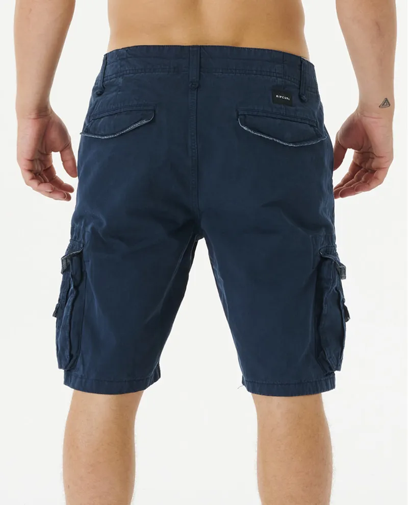 Rip Curl Trail Cargo Walkshorts in Navy-1