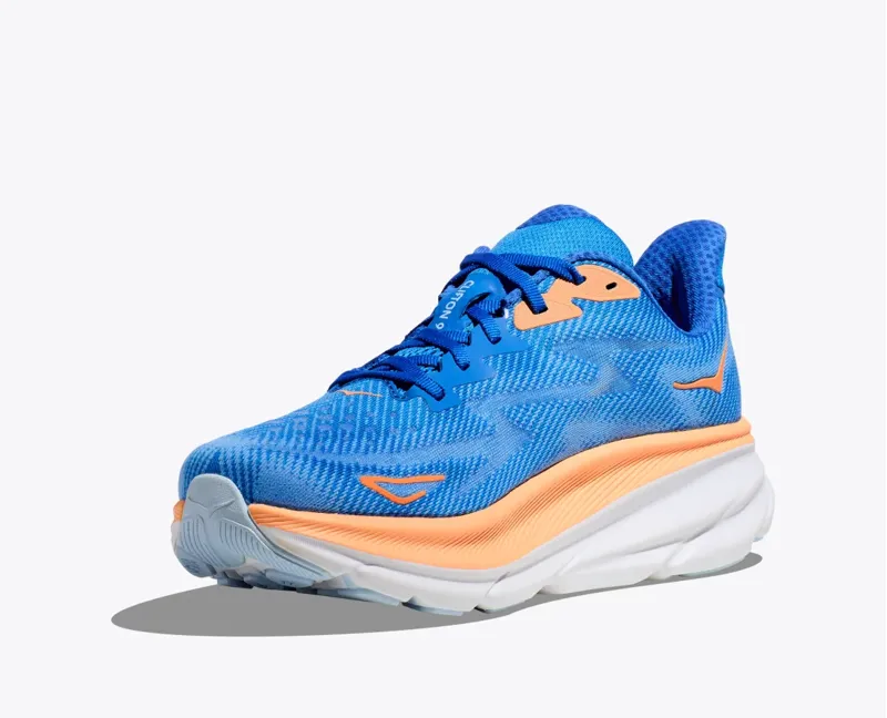 Hoka Mens Clifton 9 14.5 in Coastal Sky-4