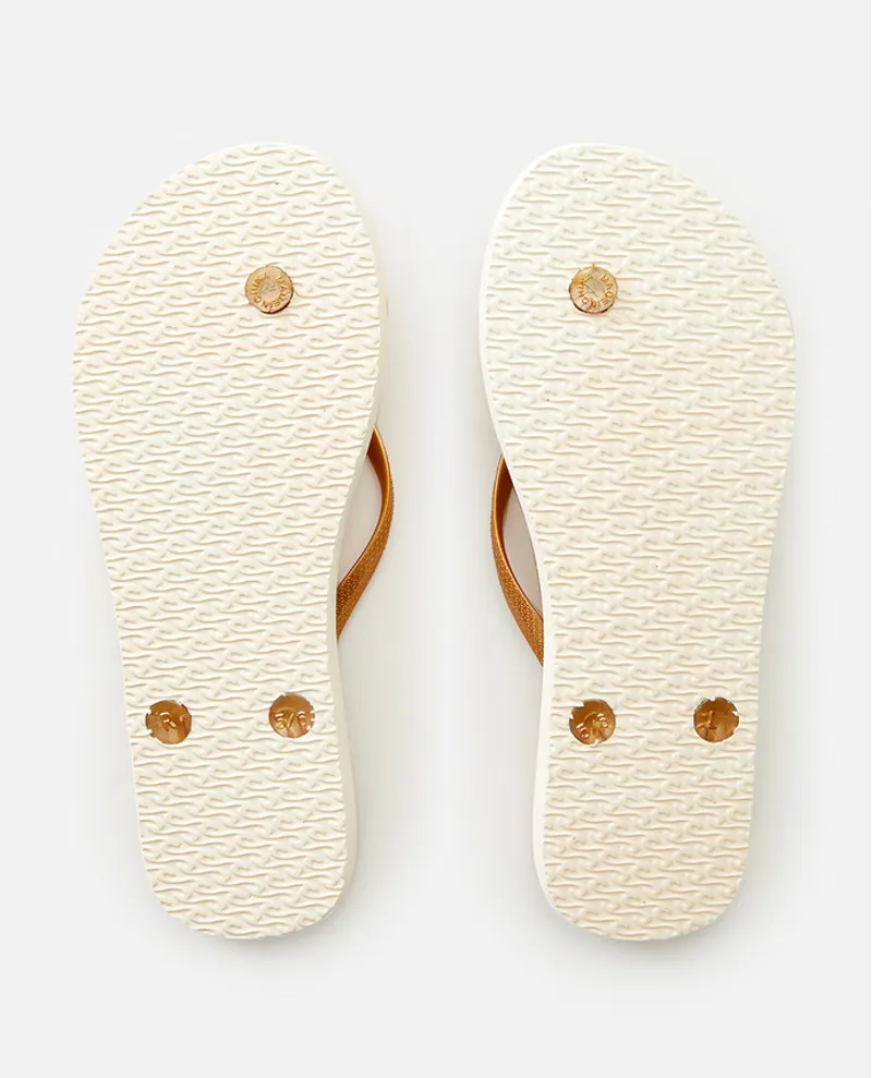 Rip Curl Oceans Together Flip Flops in Shell-3