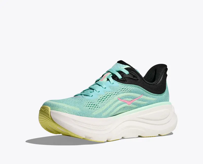 Hoka Womens Bondi 9 in Blue Spark / Mint Fluorite-1
