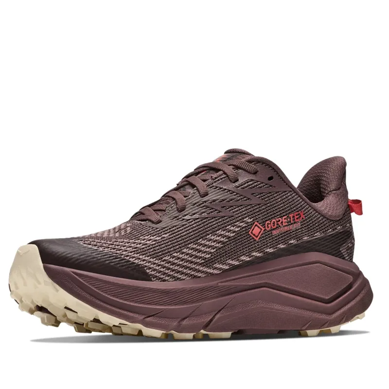 Hoka Challenger 8 GTX Women's Trail Running Shoes in Smoky Quartz-2