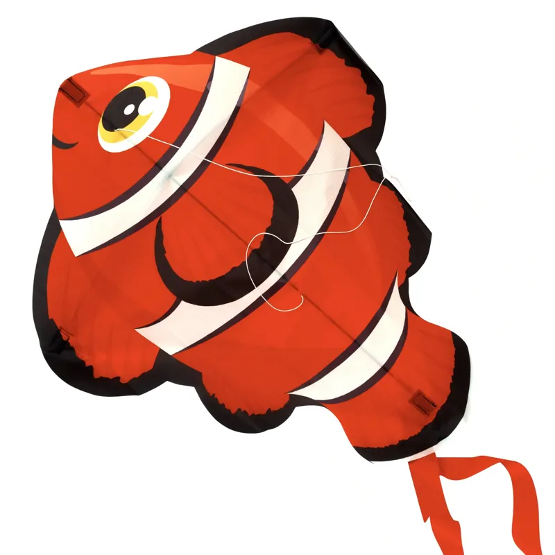 Brookite Clown Fish Fun Kite in Orange