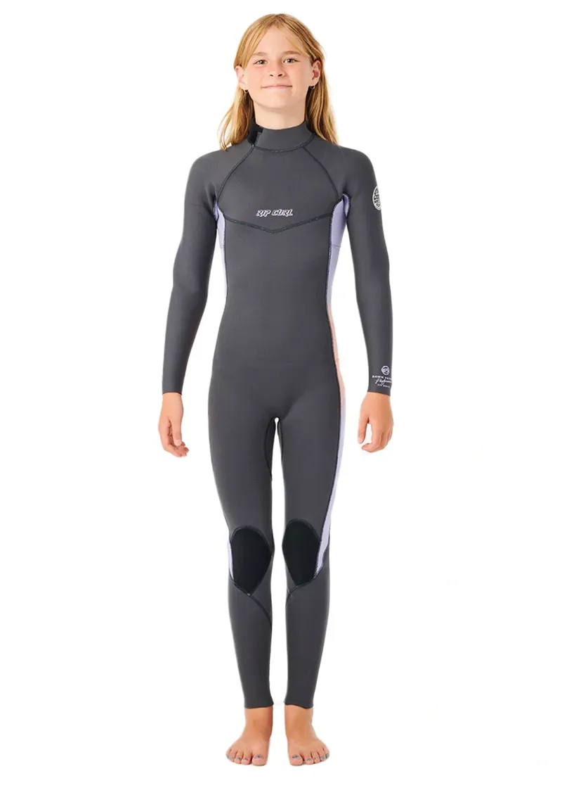 Rip Curl Junior Dawn Patrol 5/3GB Chest Zip Steamer in Slate-1