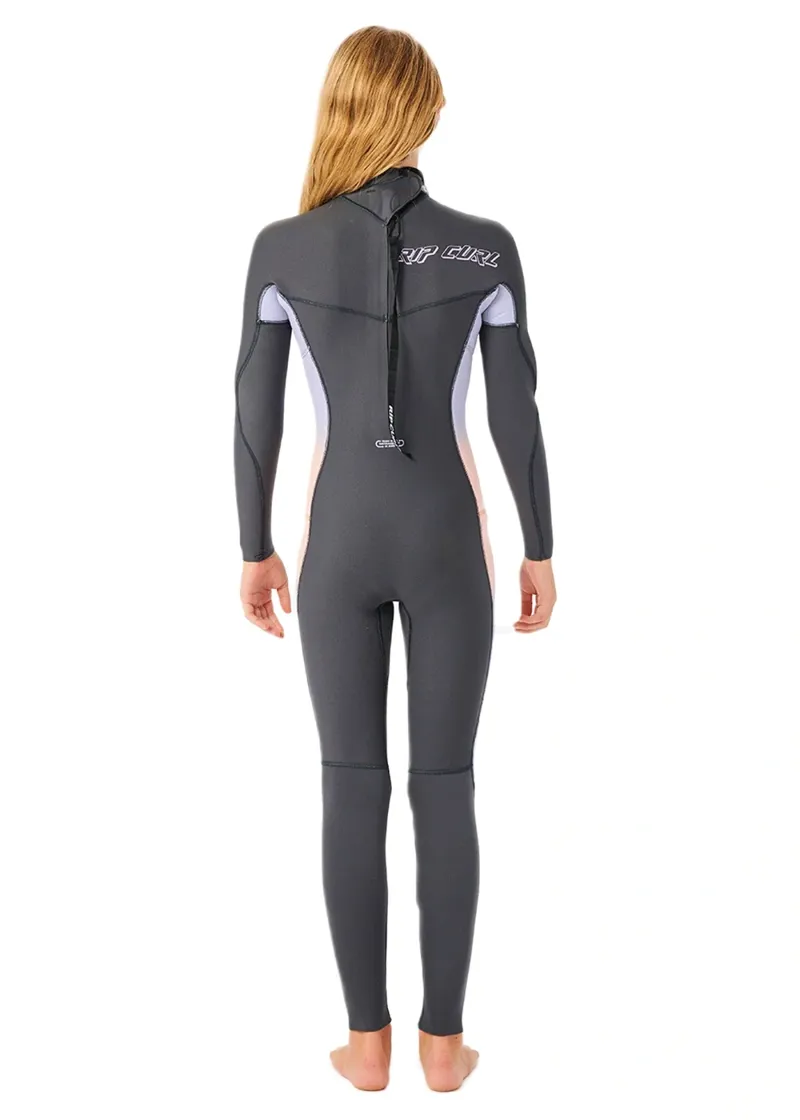 Rip Curl Junior Dawn Patrol 5/3GB Chest Zip Steamer in Slate-4