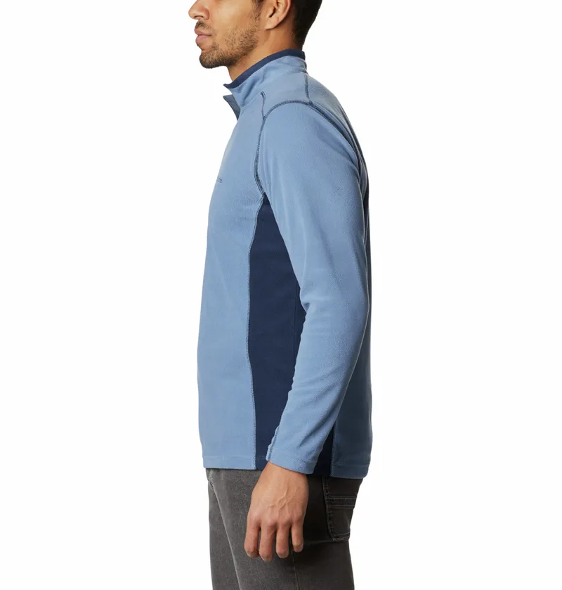 Columbia Men's Klamath Range II 1/2 Zip in Bluestone / Collegiate Navy-3