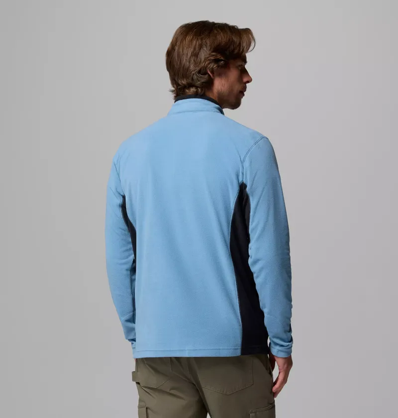 Columbia Mens Klamath Range II Half Zip Fleece in Phoenix Blue / Black-2