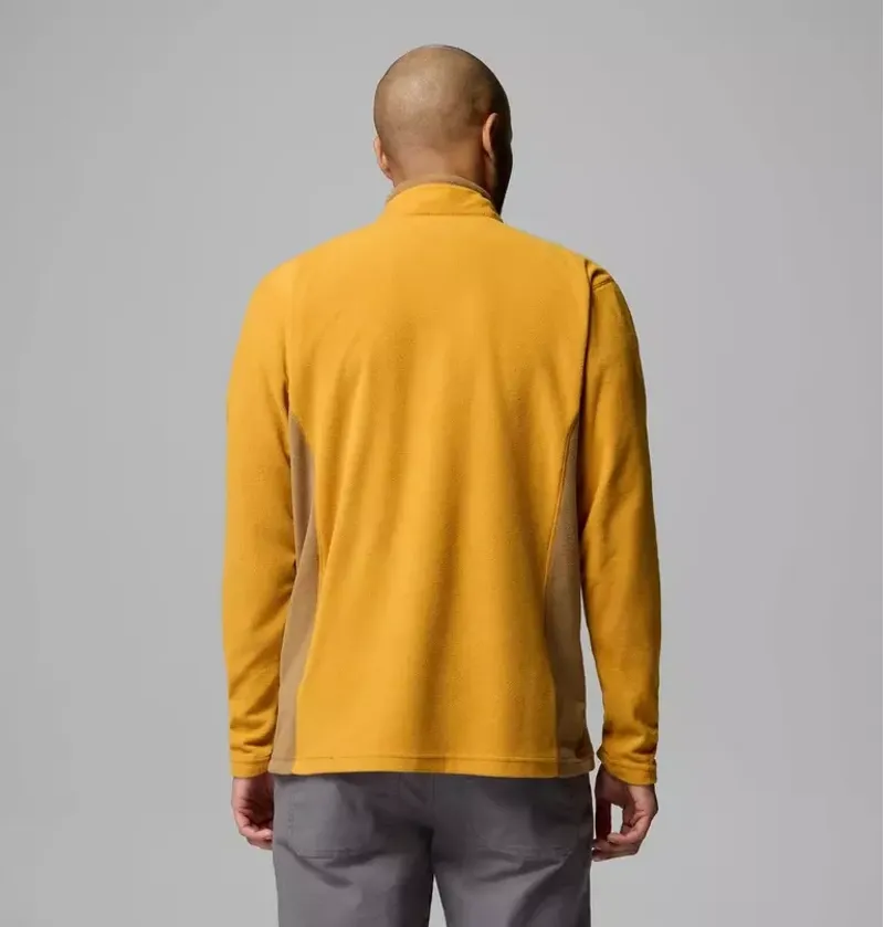 Columbia Mens Klamath Range II Half Zip Fleece in Squash / Delta-3