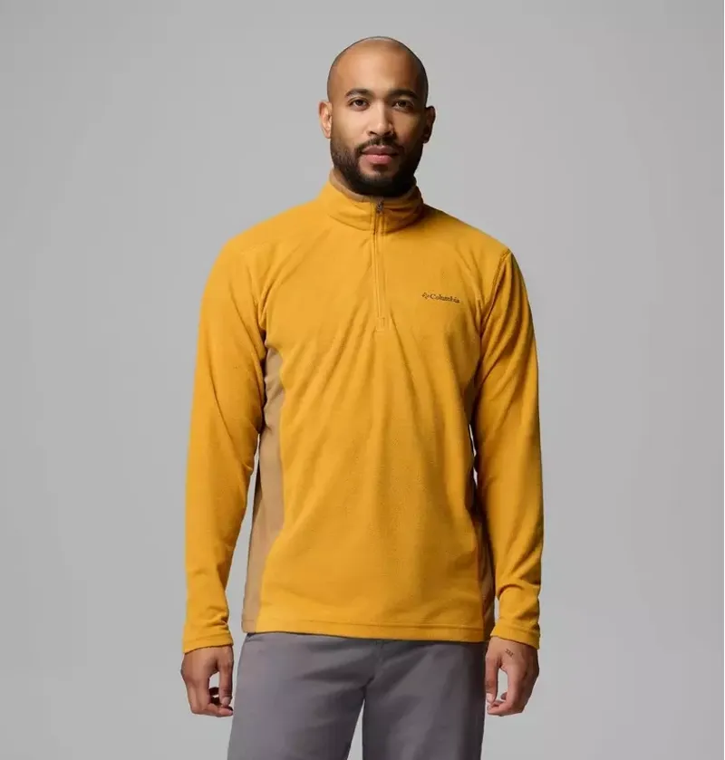 Columbia Mens Klamath Range II Half Zip Fleece in Squash / Delta-1