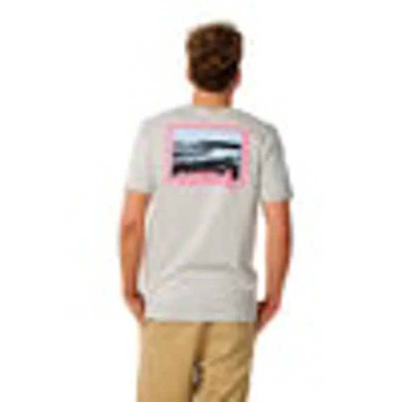 Rip Curl Mens Streamline Line Up Tee in Grey Marle-3