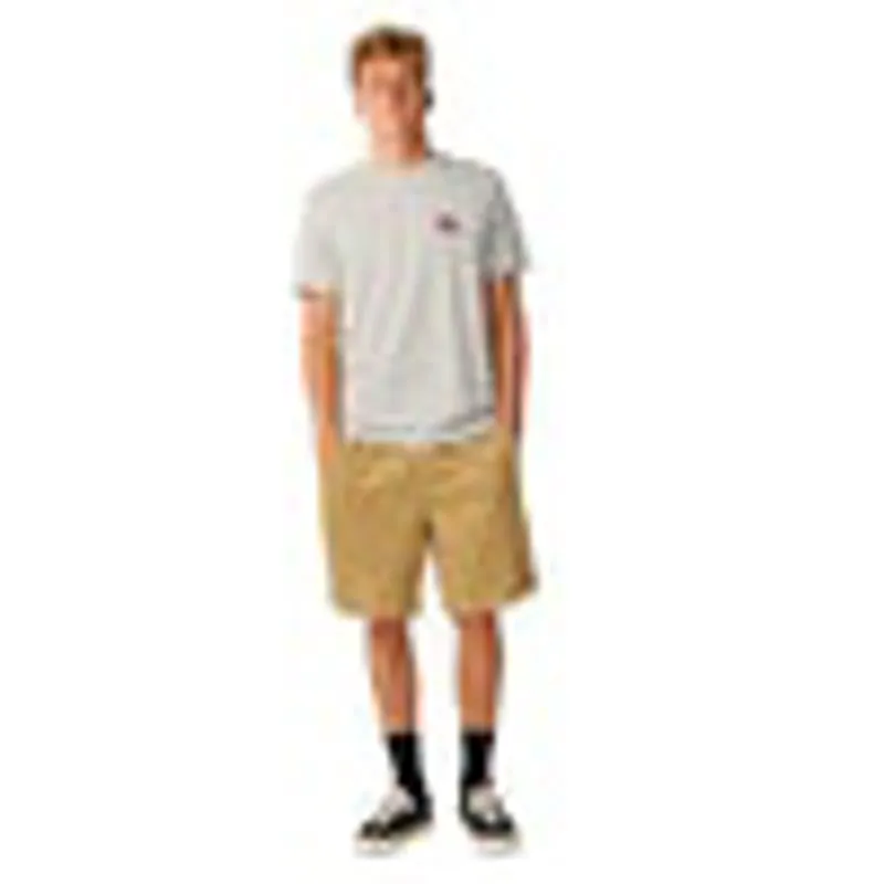 Rip Curl Mens Streamline Line Up Tee in Grey Marle-1