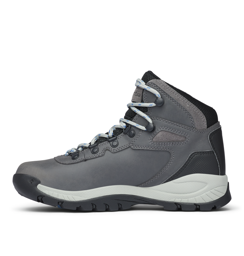 Columbia Women's Newton Ridge Plus Waterproof Hiking Boots in Quarry / Cool Wave-2