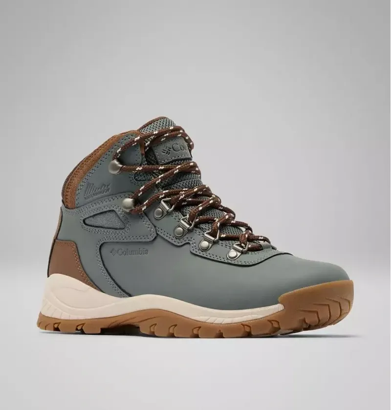 Columbia Women's Newton Ridge Plus Waterproof Hiking Boots in Sedona Sage / Nutmeg-2