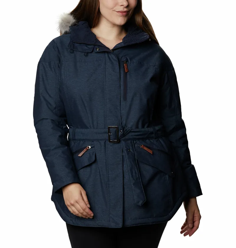 Navy blue best sale columbia jacket womens