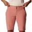 Columbia Saturday Trail Long Shorts in Dark Coral