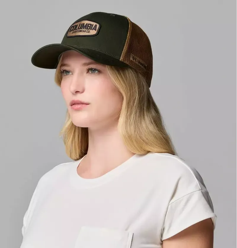 Columbia Mesh Snap Back in Greenscape / Delta / Working Badge-5