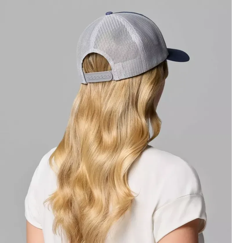 Columbia Mesh Snap Back in Dark Mountain / Columbia Grey / Rising Sun-3