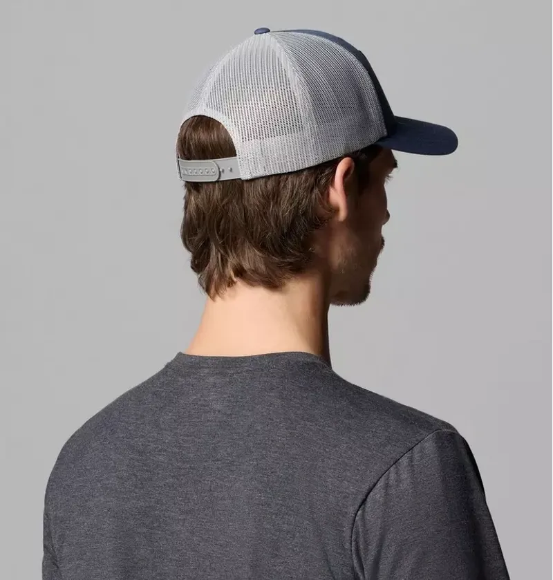 Columbia Mesh Snap Back in Dark Mountain / Columbia Grey / Rising Sun-4