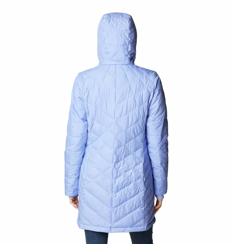 Columbia Women's Heavenly Long Hooded Jacket  Serenity-1
