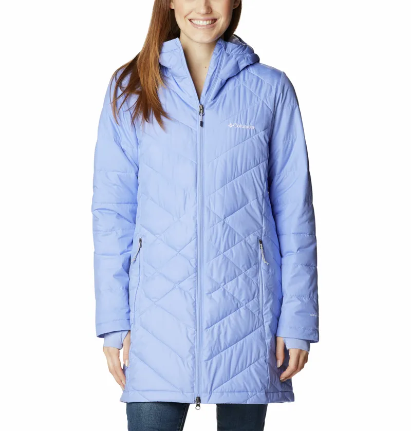 Columbia Women's Heavenly Long Hooded Jacket  Serenity
