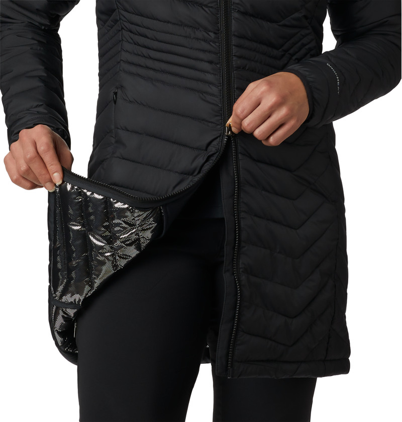 Columbia Women's Powder Lite Mid Jacket in Black-1