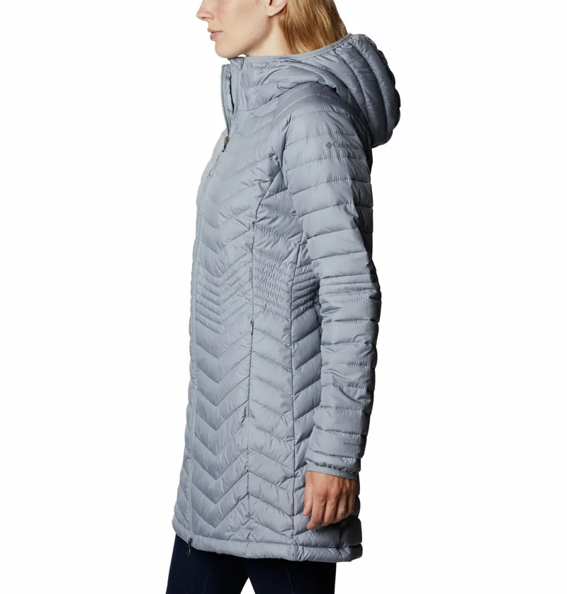 Columbia Women's Powder Lite Mid Jacket in Tradewinds Grey-2