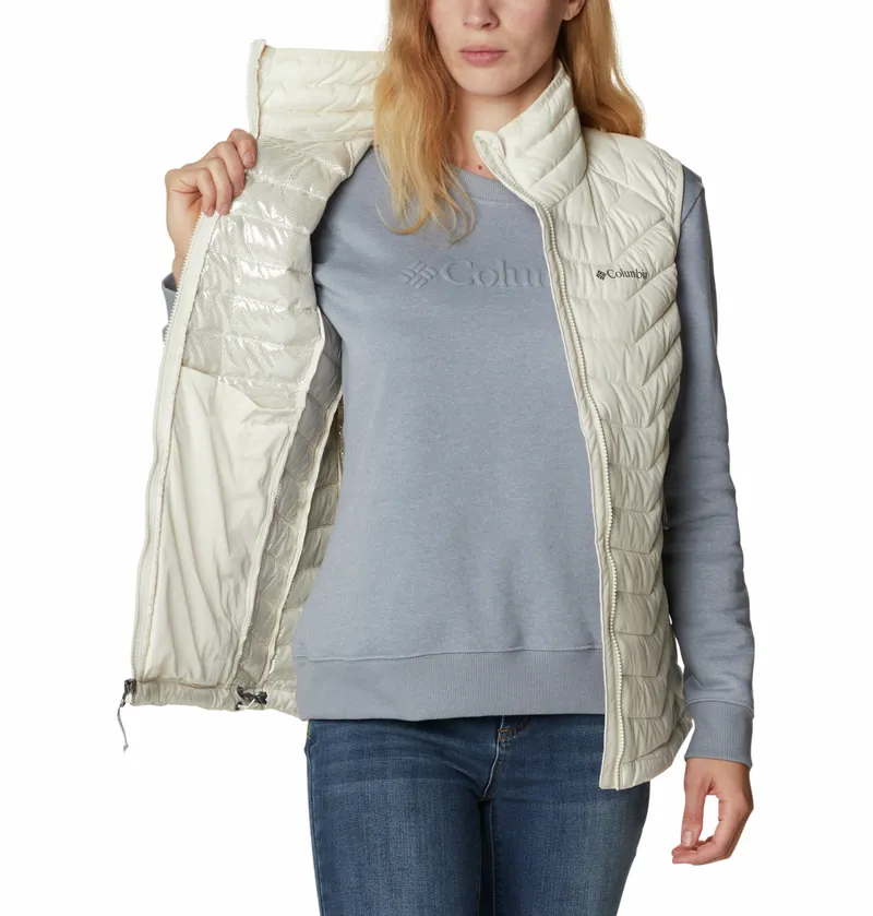 Columbia Women's Powder Lite Vest in Chalk-2