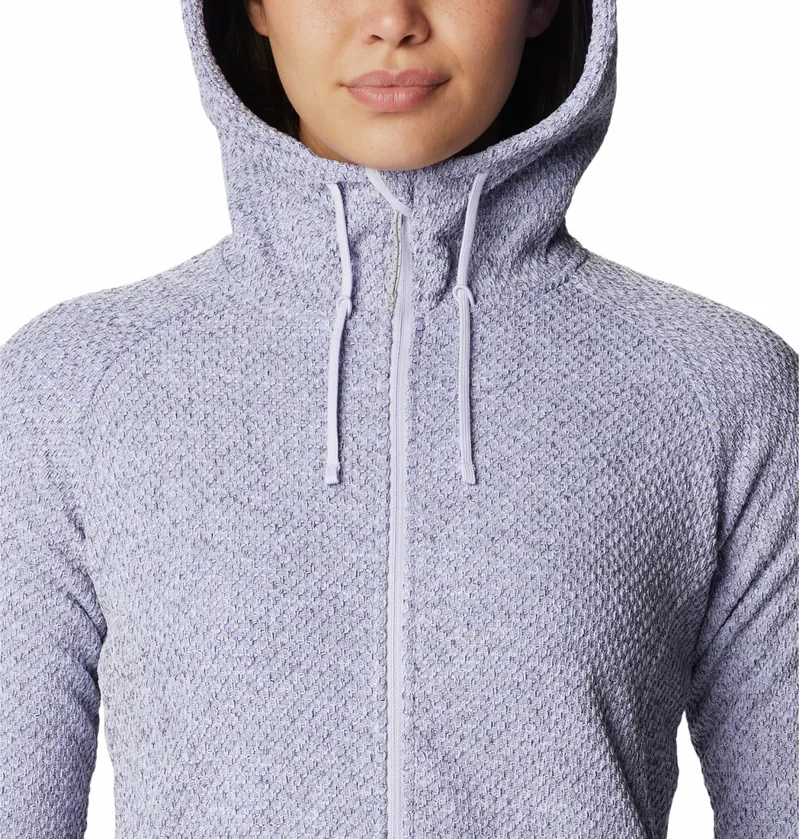 Columbia Pacific Point Full Zip Hoodie in Purple Tint Heather-5
