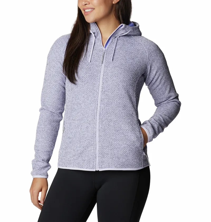 Columbia Pacific Point Full Zip Hoodie in Purple Tint Heather