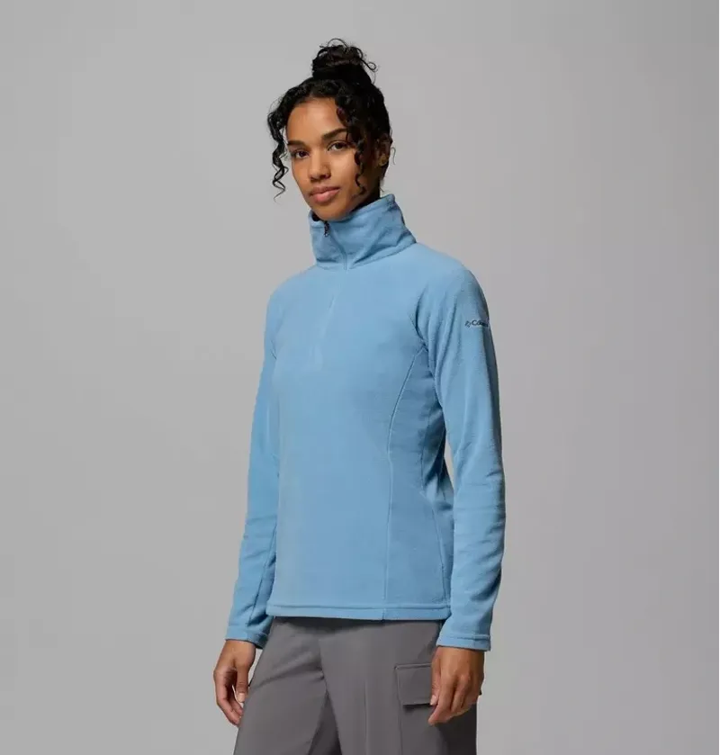 Columbia Womens Glacial IV 1/2 Zip Fleece in Rainy Day-2