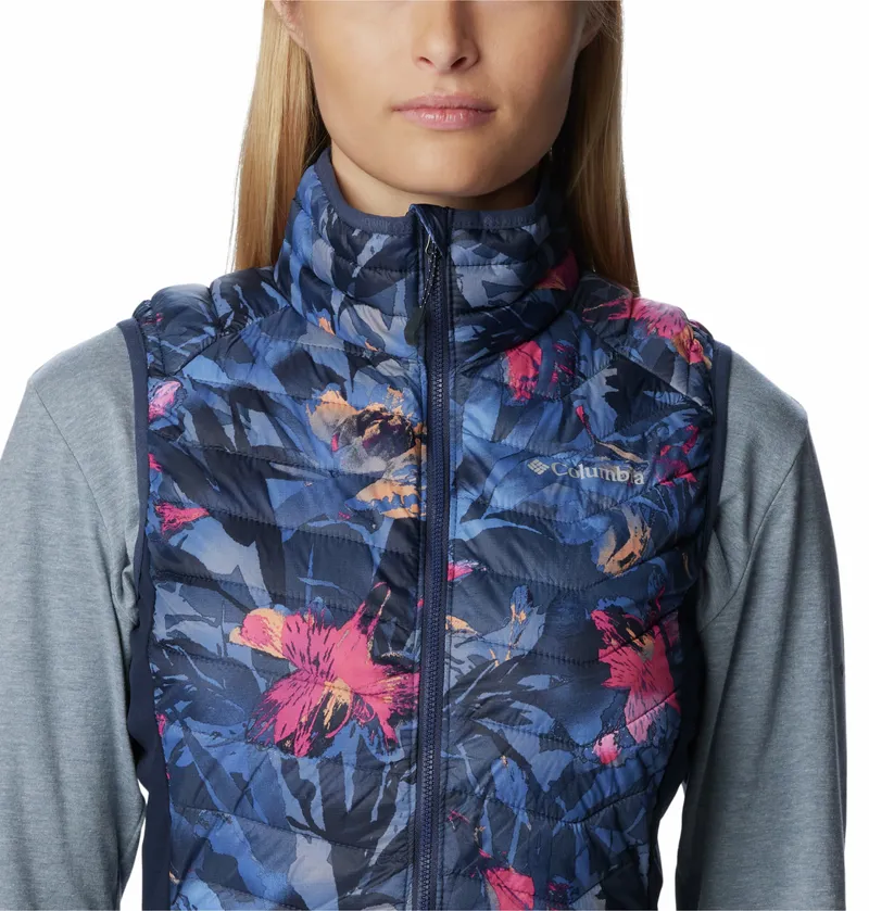 Columbia Powder Pass Vest in Nocturnal Floriculture Print-3