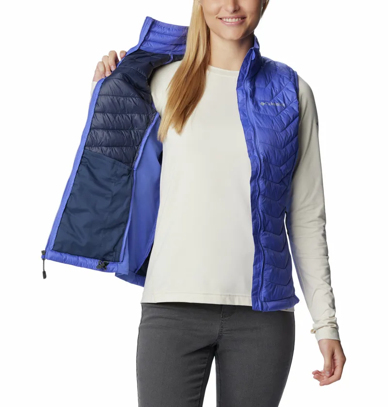 Columbia Powder Pass Vest in Purple Lotus-1