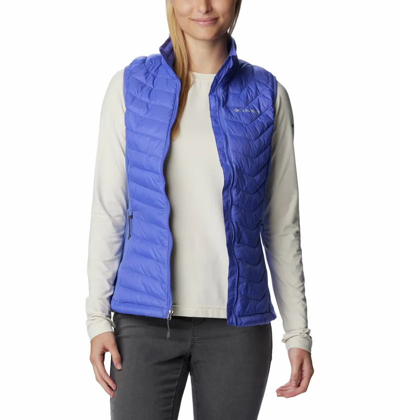 Columbia Powder Pass Vest in Purple Lotus-2